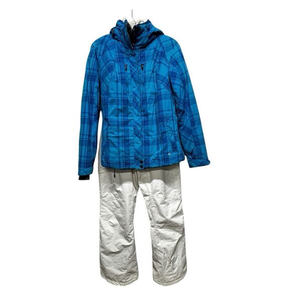 Columbia Blue Whirlibird™ V Interchange Jacket Zip Out Liner Venting Hood Size S - Picture 4 of 16